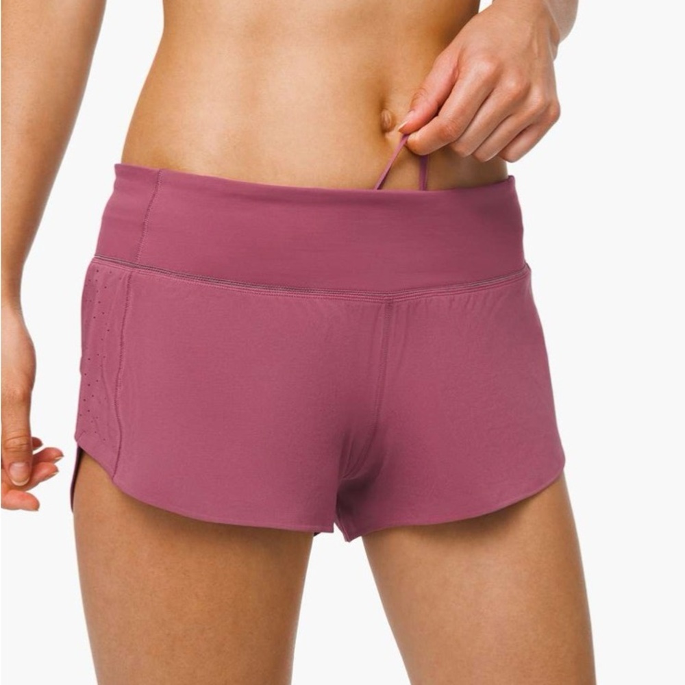 lululemon Speed Up Short 2.5" *Breathes - Plumful SZ 6